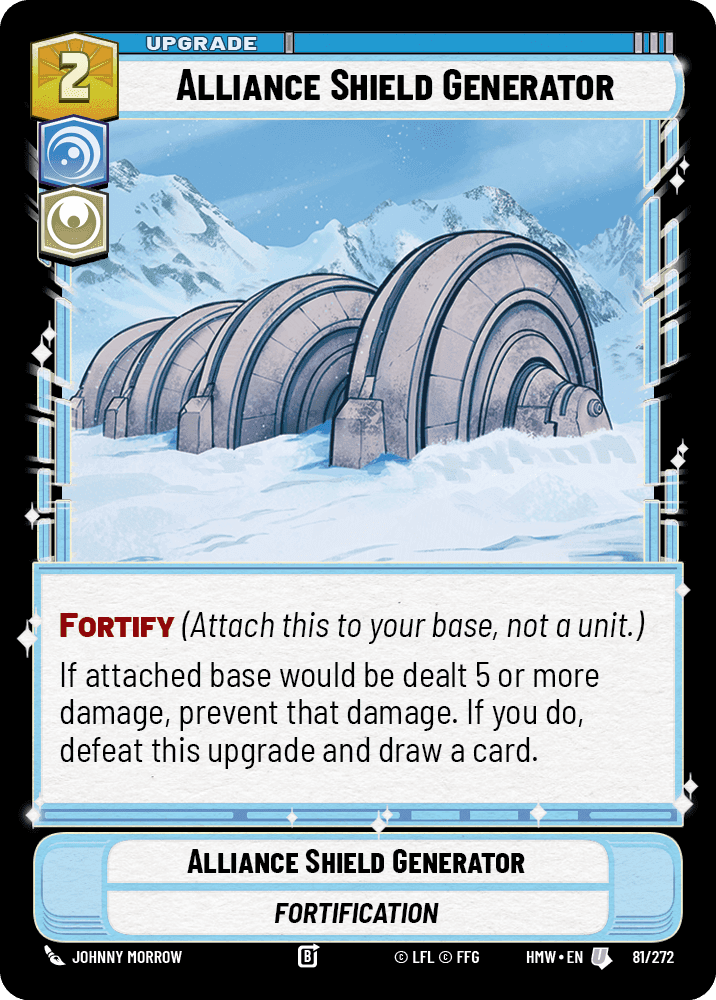 Alliance Shield Generator, Standard
