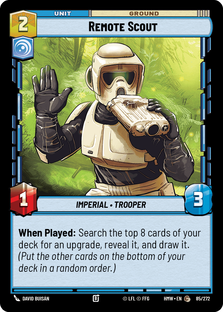 Remote Scout, Standard