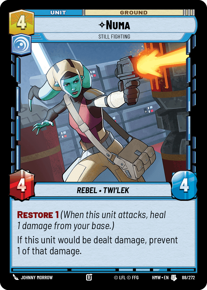 Numa, Still Fighting, Standard