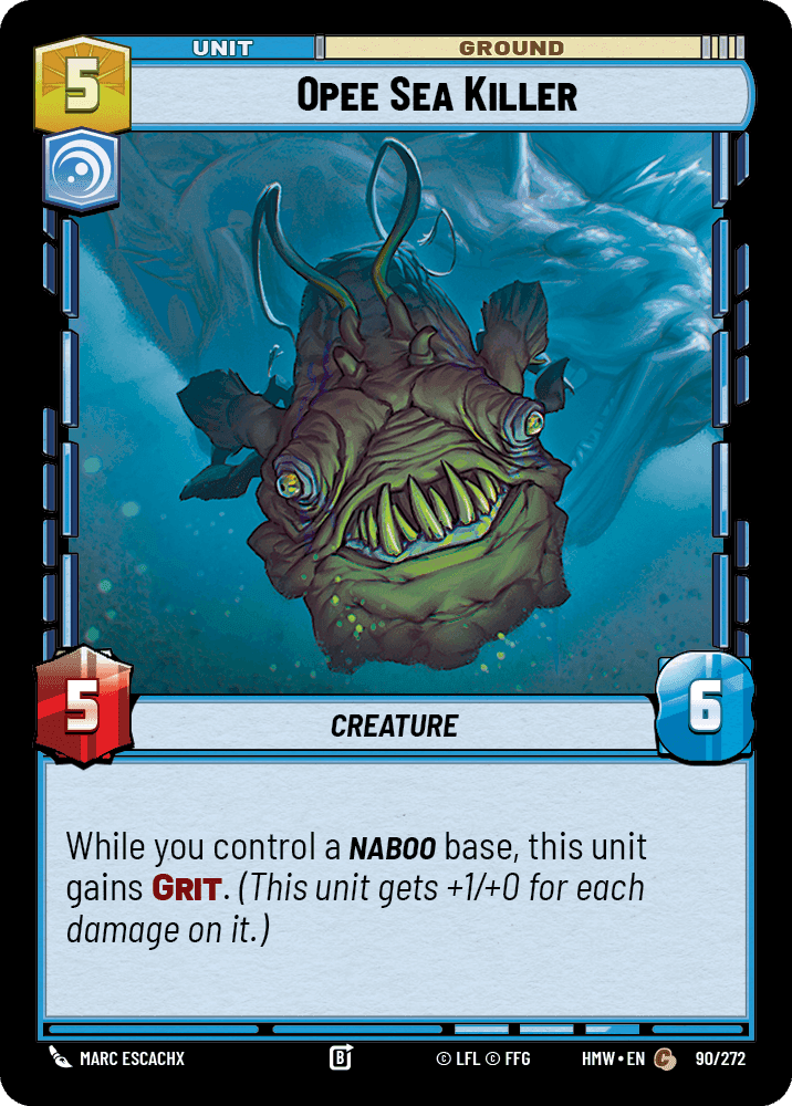 Opee Sea Killer, Standard