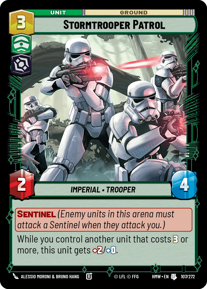 Stormtrooper Patrol, Standard