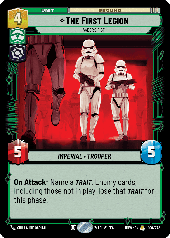 The First Legion, Vader's Fist, Standard
