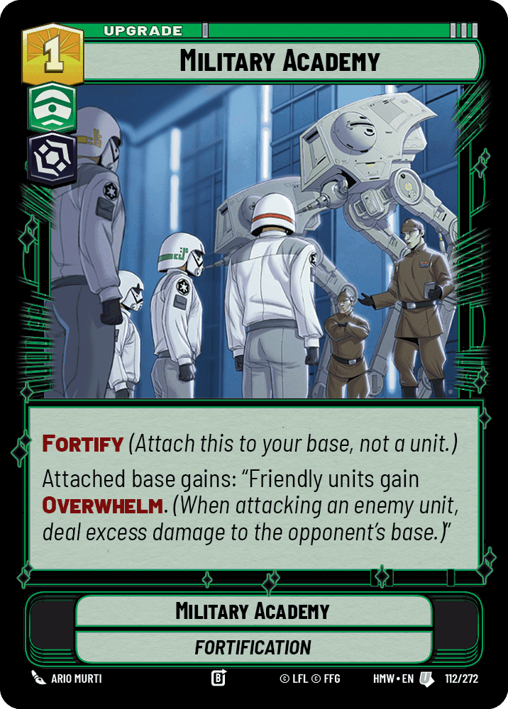 Military Academy, Standard