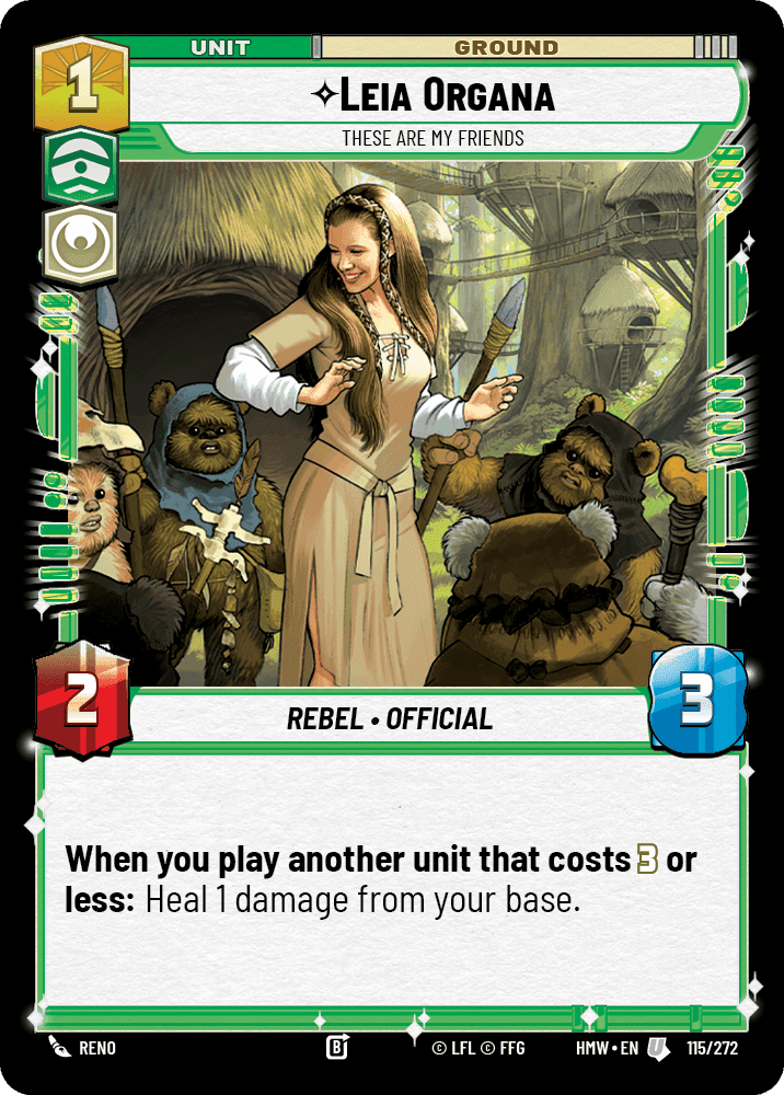 Leia Organa, These are My Friends (Standard)