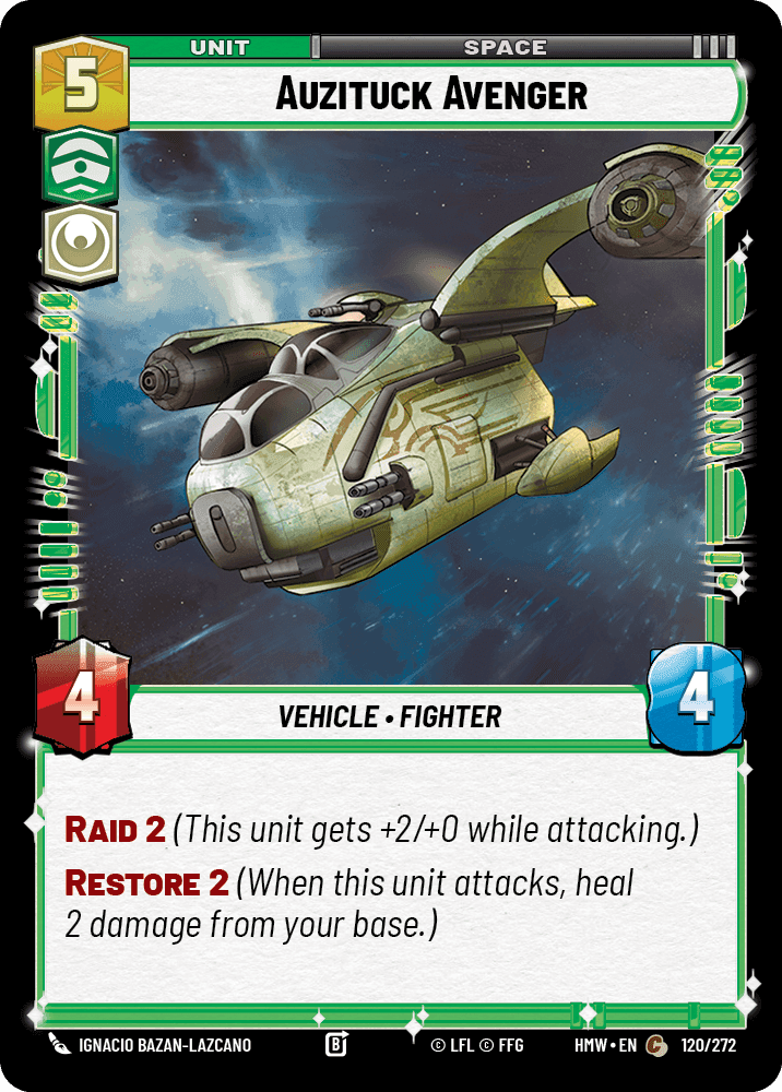Auzituck Avenger, Standard