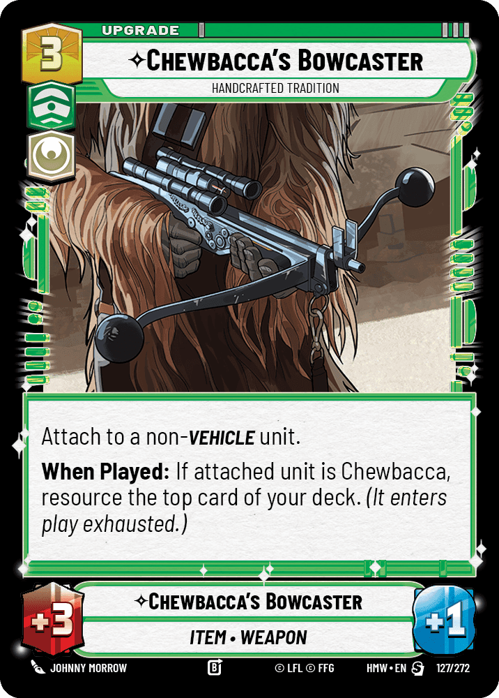 Chewbacca's Bowcaster, Handcrafted Tradition (Standard)