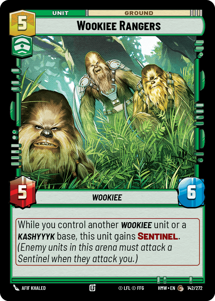 Wookiee Rangers, Standard