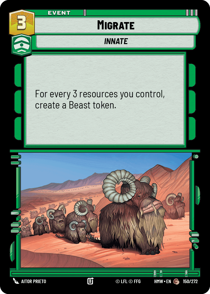 Migrate, Standard