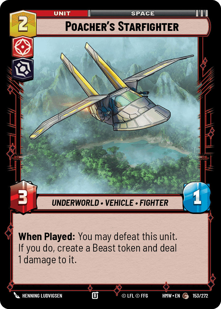 Poacher's Starfighter, Standard