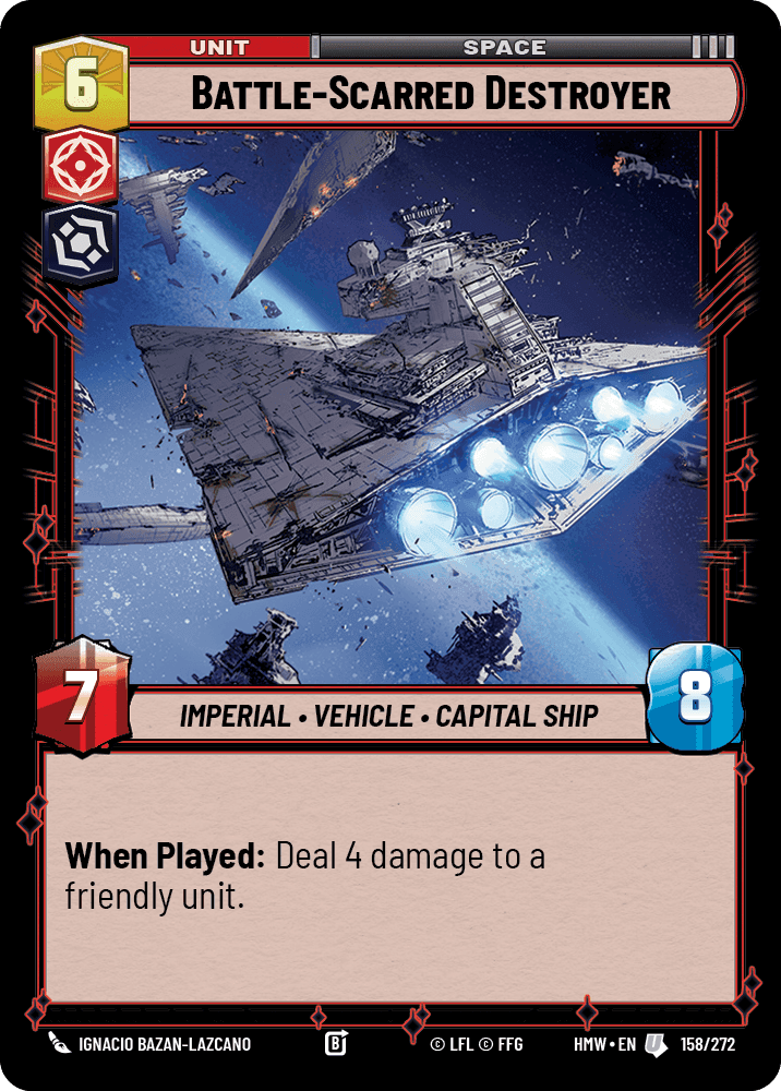 Battle-Scarred Destroyer, Standard
