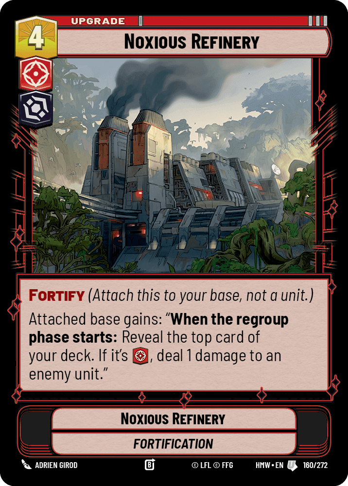 Noxious Refinery, Standard