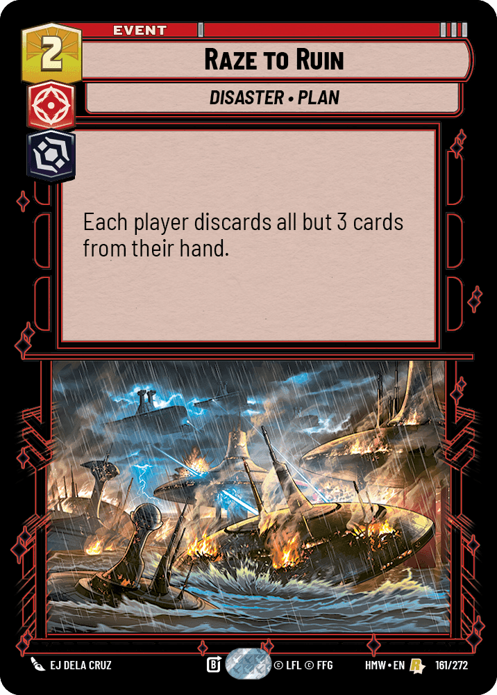 Raze to Ruin, Standard