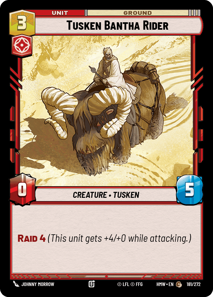 Tusken Bantha Rider, Standard