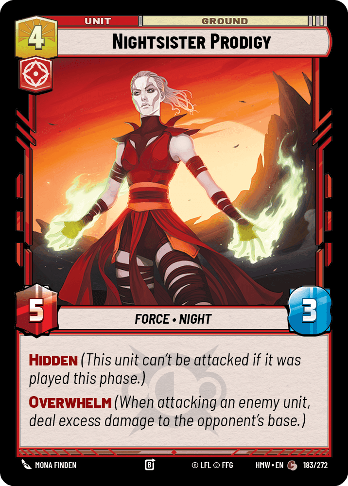 Nightsister Prodigy, Standard