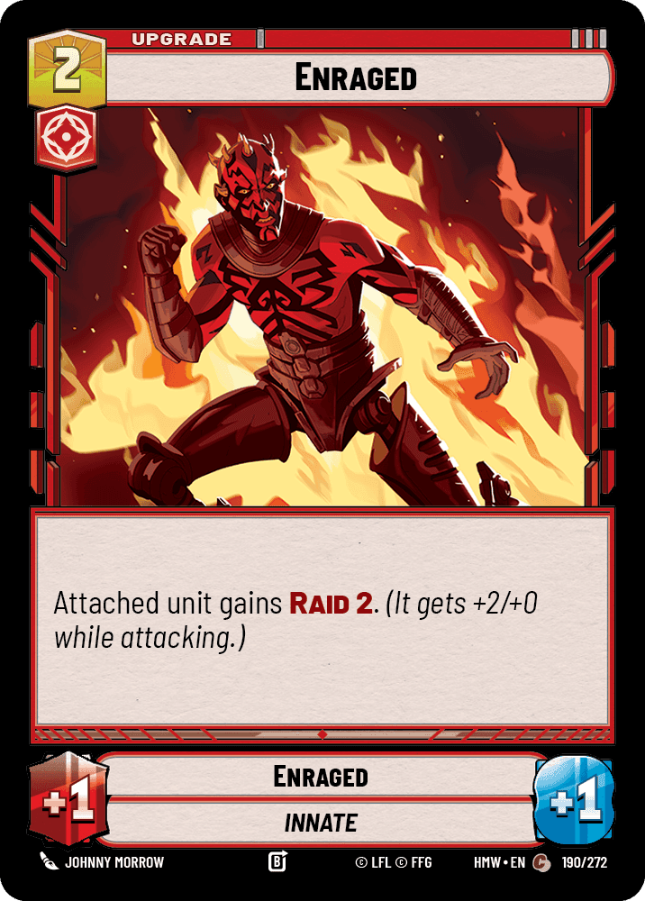 Enraged, Standard