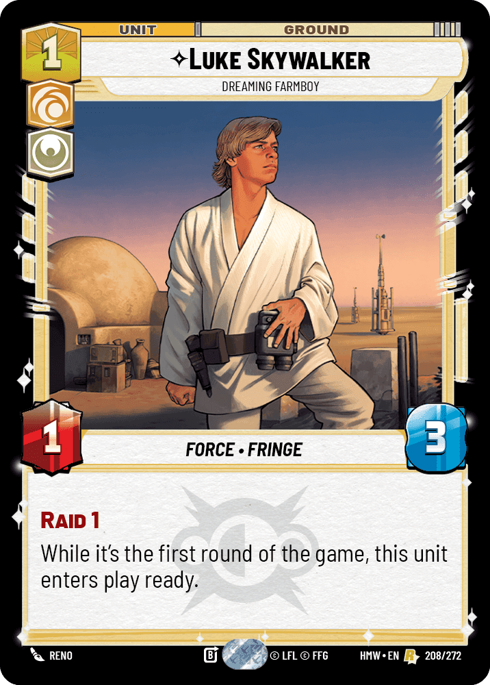 Luke Skywalker, Dreaming Farmboy, Standard