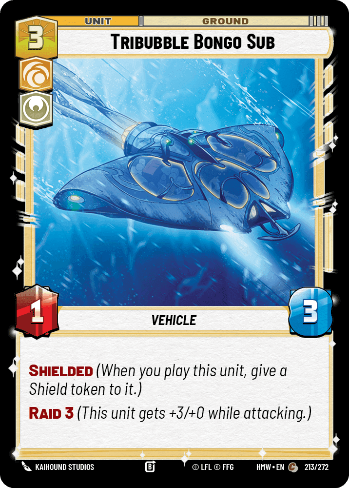 Tribubble Bongo Sub, Standard