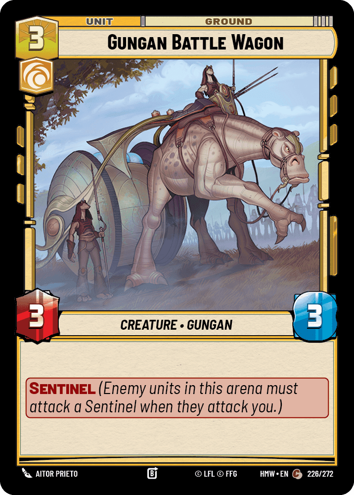 Gungan Battle Wagon, Standard