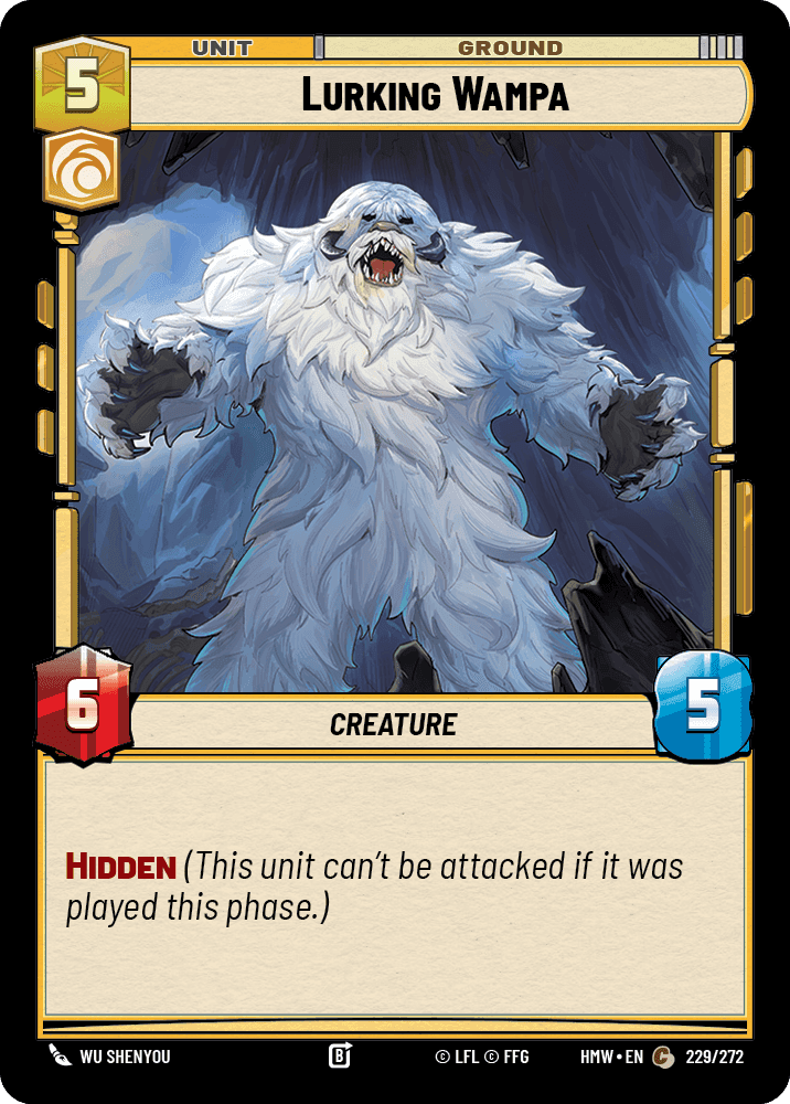 Lurking Wampa, Standard