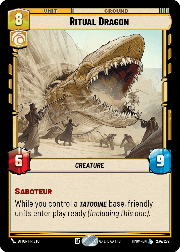 Ritual Dragon, Standard