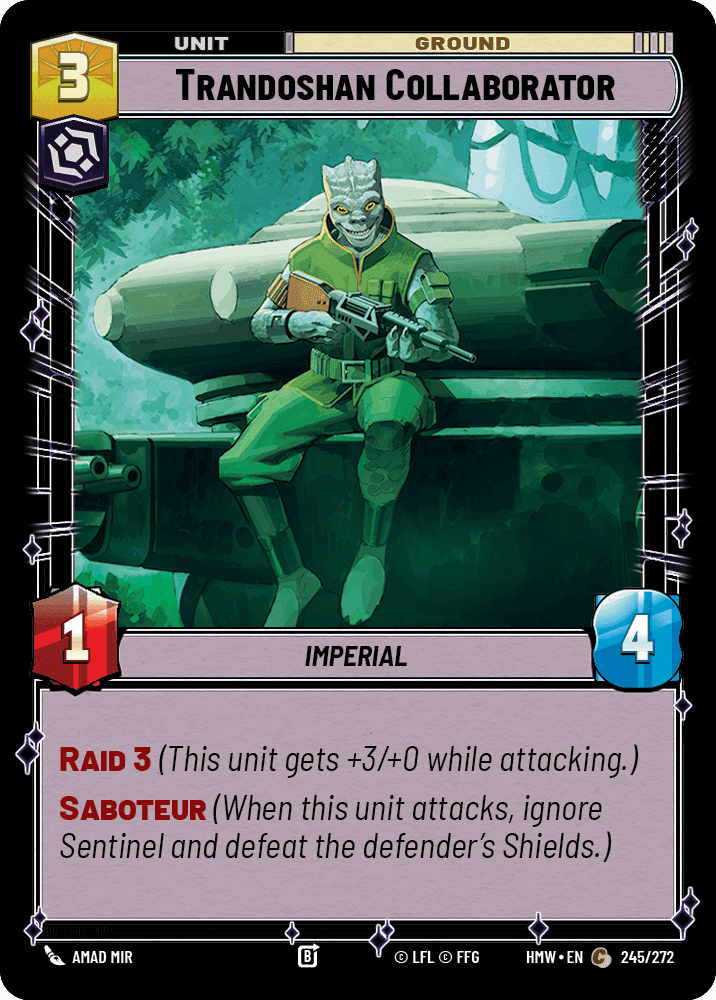 Trandoshan Collaborator, Standard