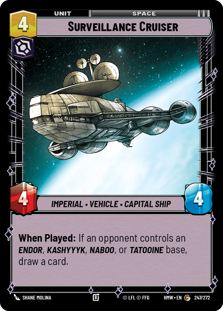 Surveillance Cruiser, Standard