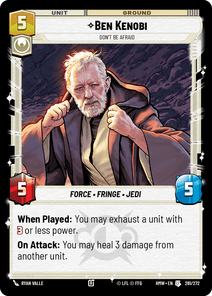 Ben Kenobi, Don't Be Afraid, Standard
