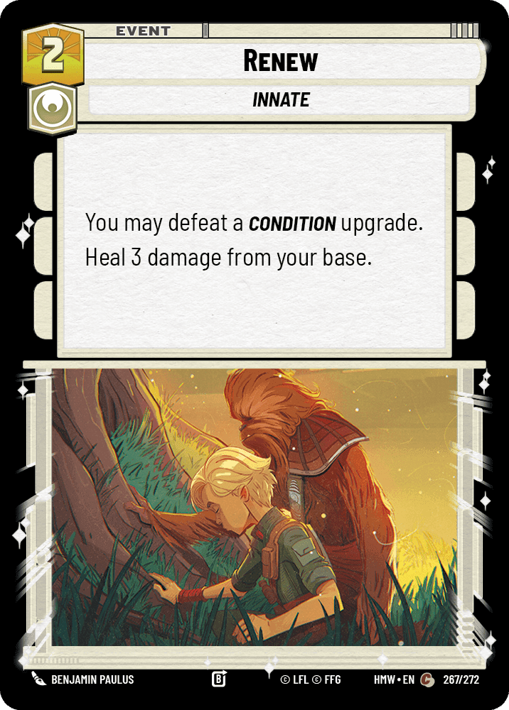 Renew, Standard