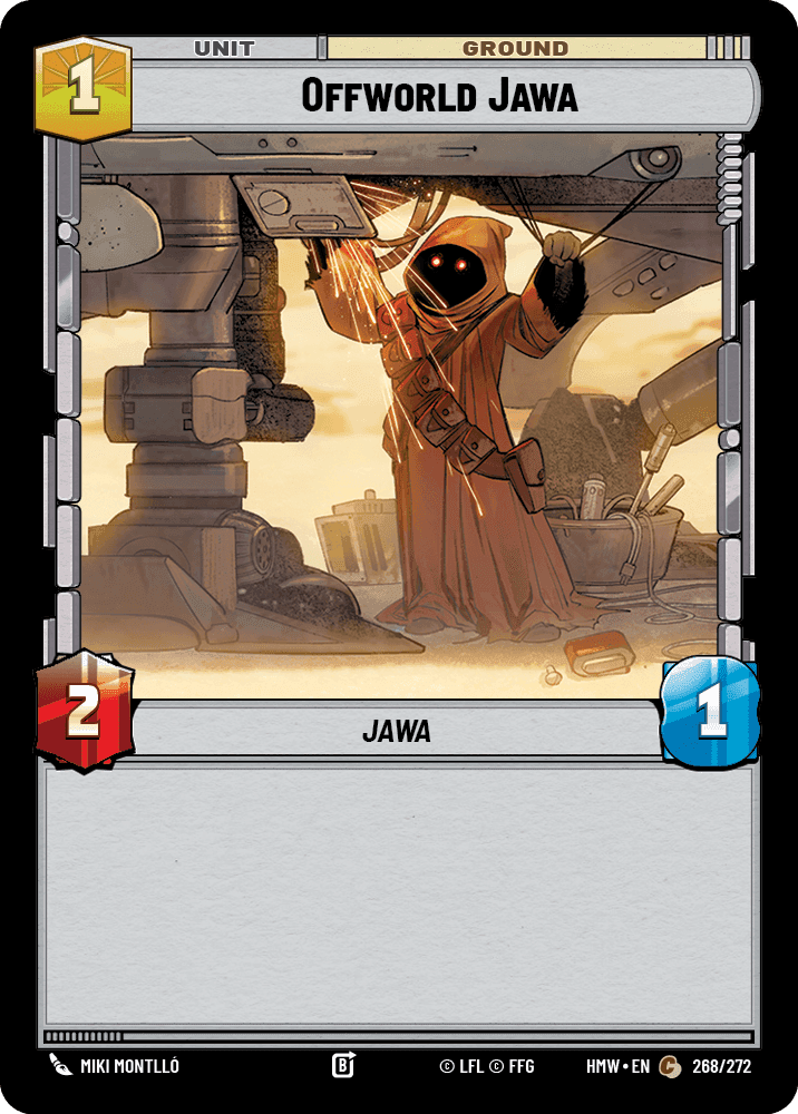 Offworld Jawa, Standard