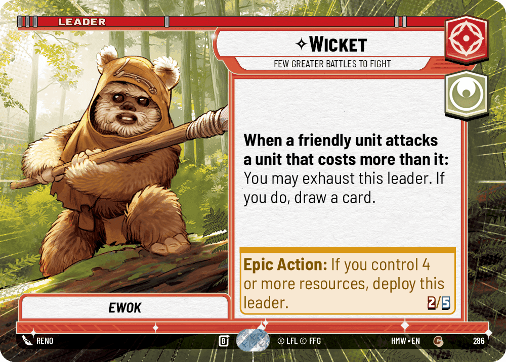 Wicket, Few Greater Battles to Fight (Hyperspace)