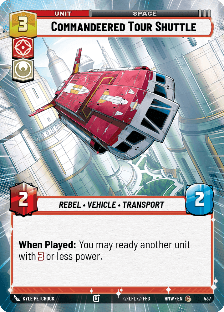 Commandeered Tour Shuttle (Hyperspace)