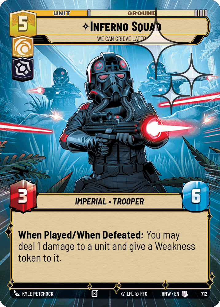 Inferno Squad, We can Grieve Later (Hyperspace Foil)