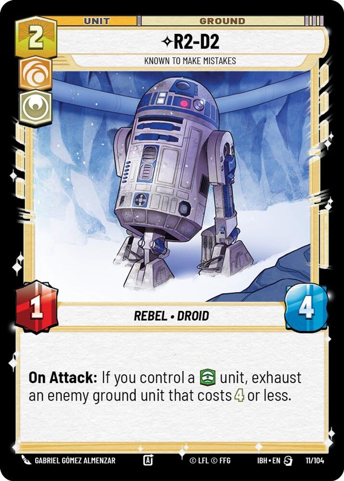 R2-D2, Known to Make Mistakes, Standard