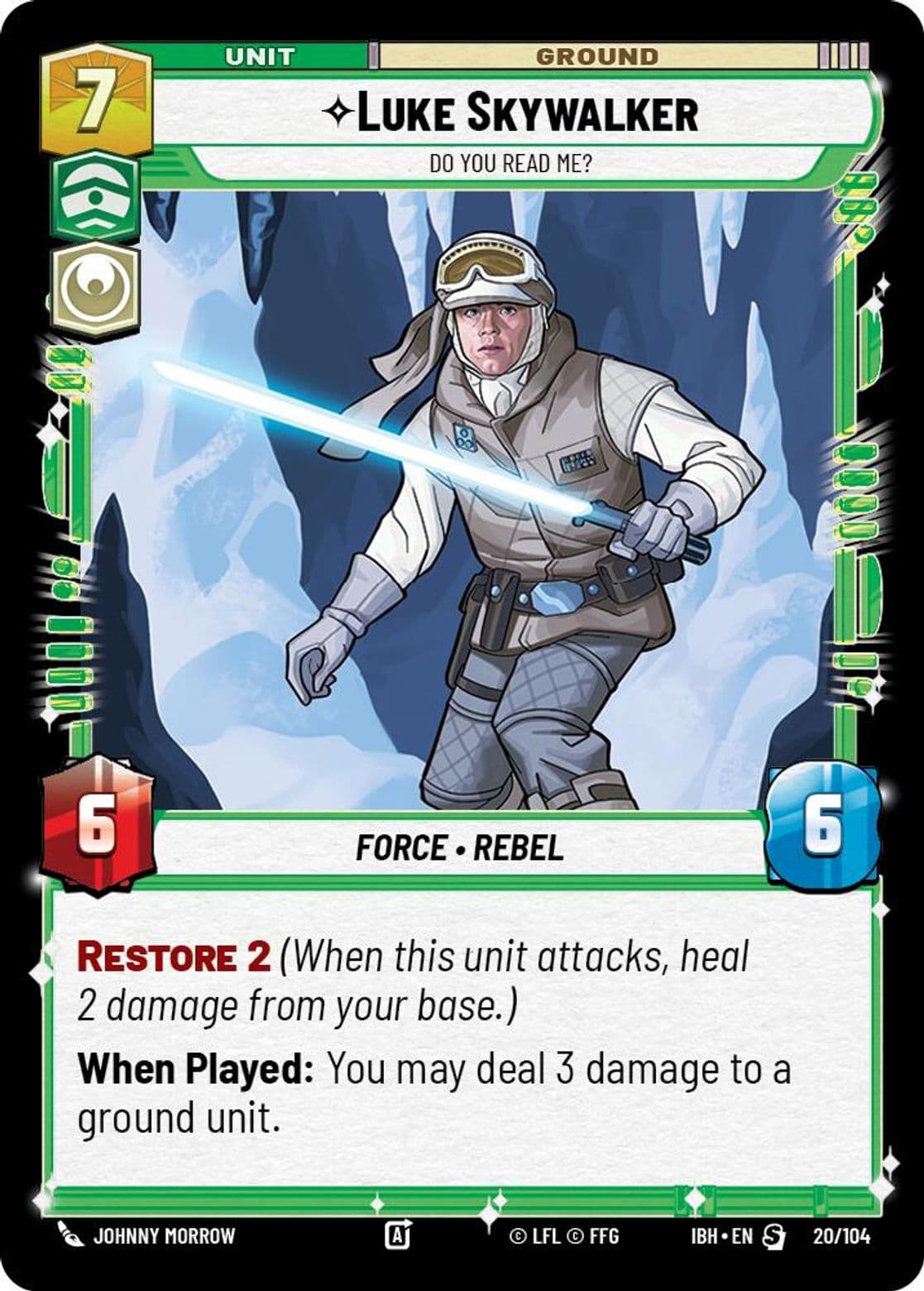 Luke Skywalker, Do You Read Me?, Standard