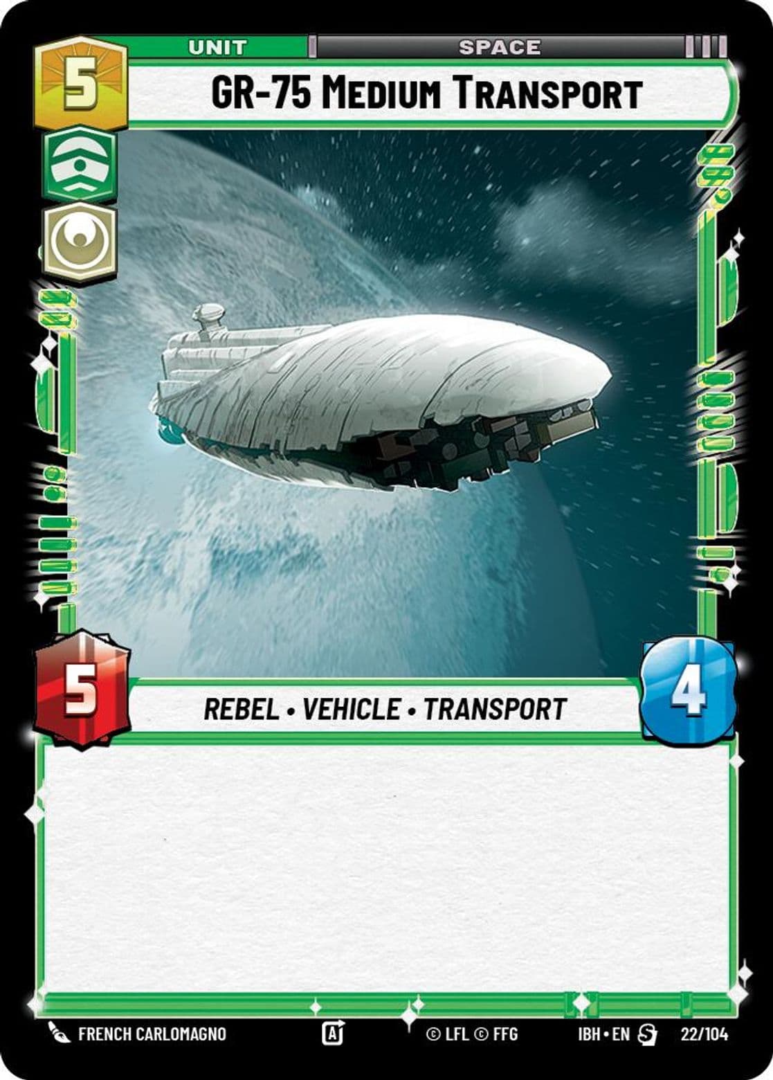 GR-75 Medium Transport, Standard