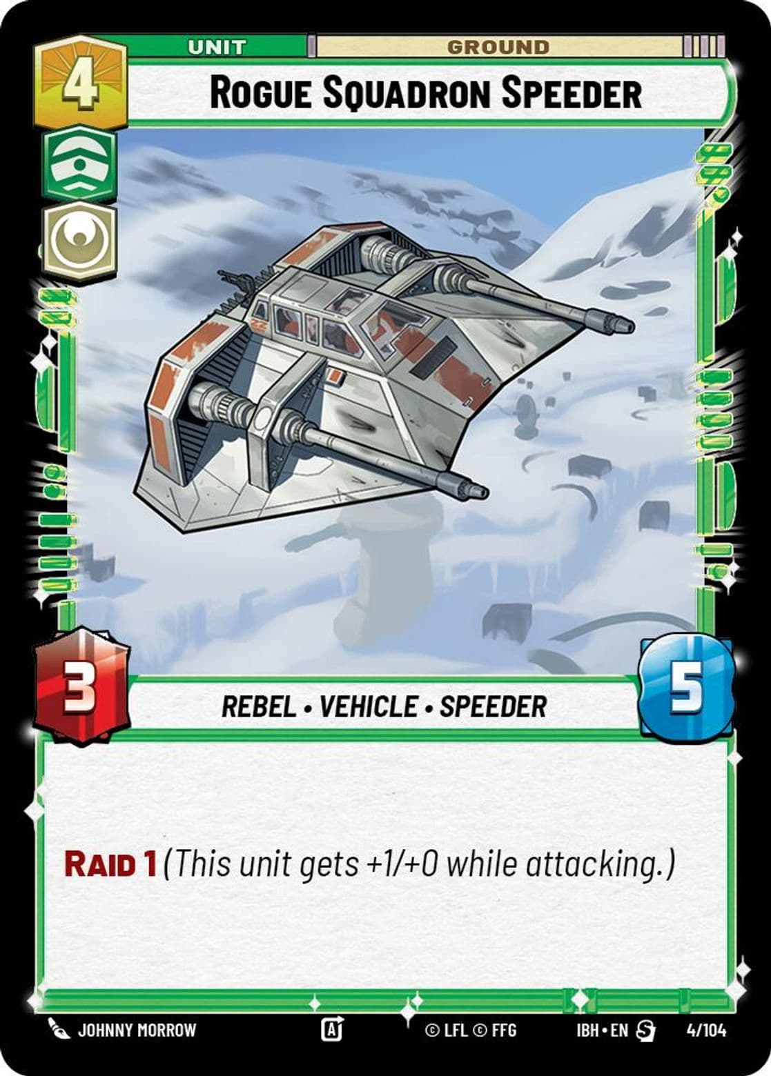 Rogue Squadron Speeder, Standard