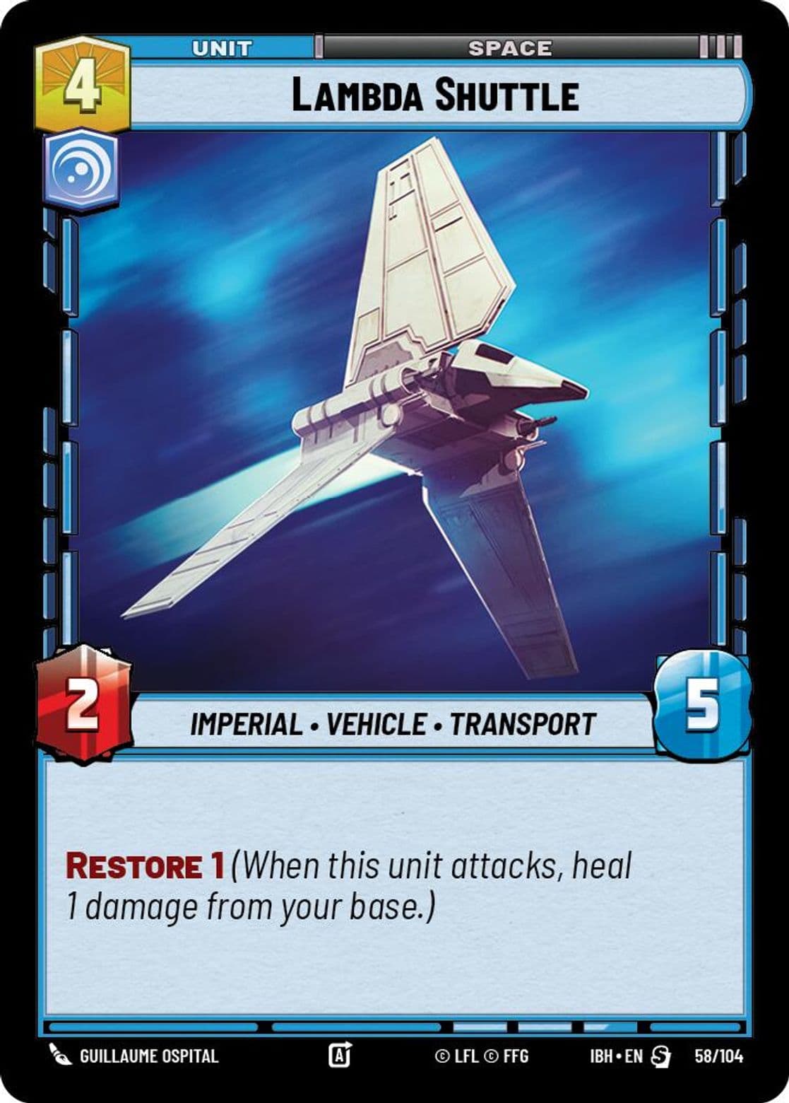 Lambda Shuttle, Standard