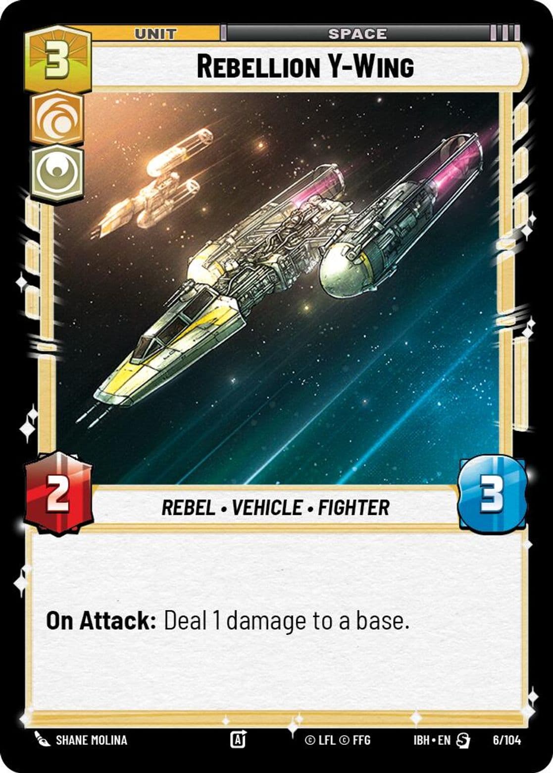 Rebellion Y-Wing, Standard