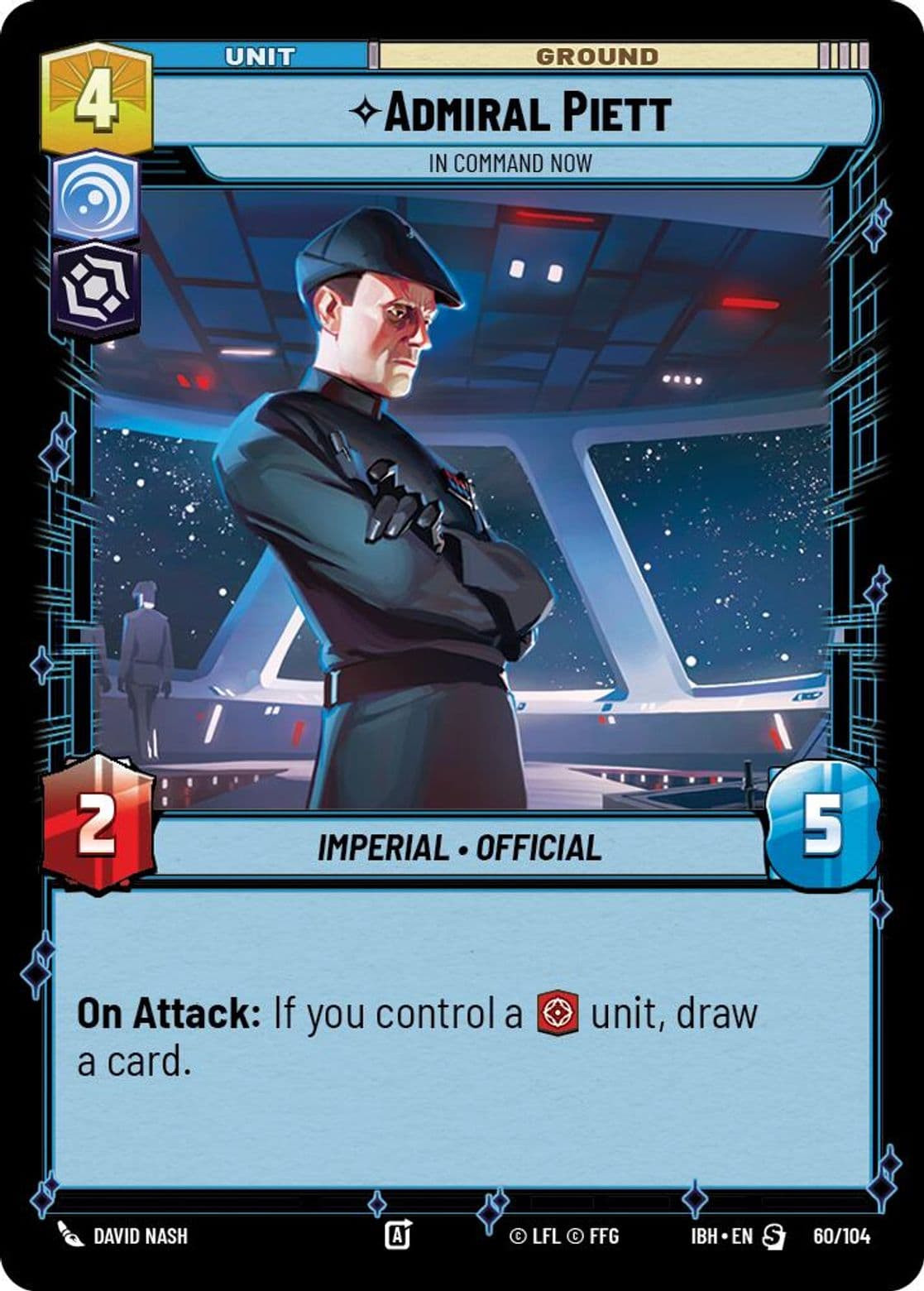 Admiral Piett, In Command Now, Standard