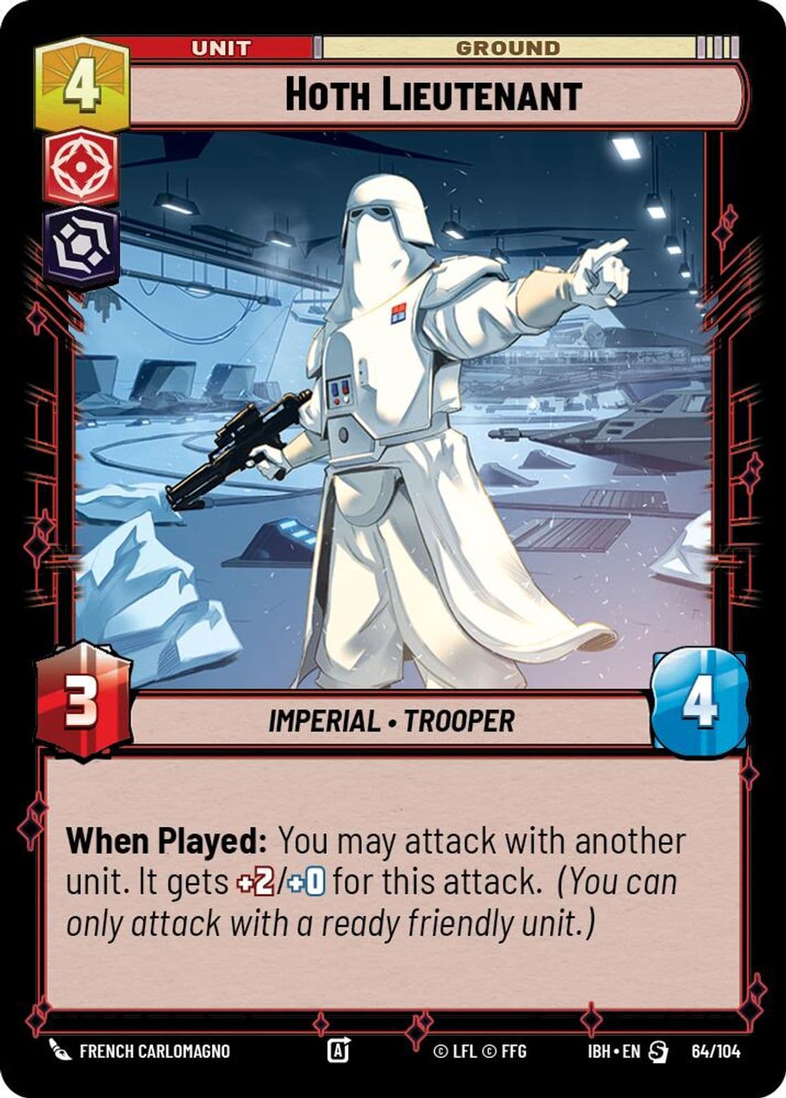 Hoth Lieutenant, Standard