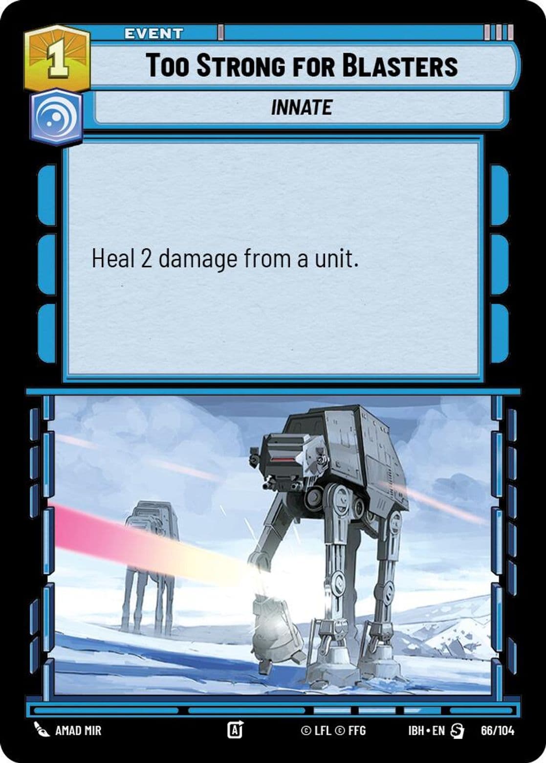 Too Strong for Blasters, Standard