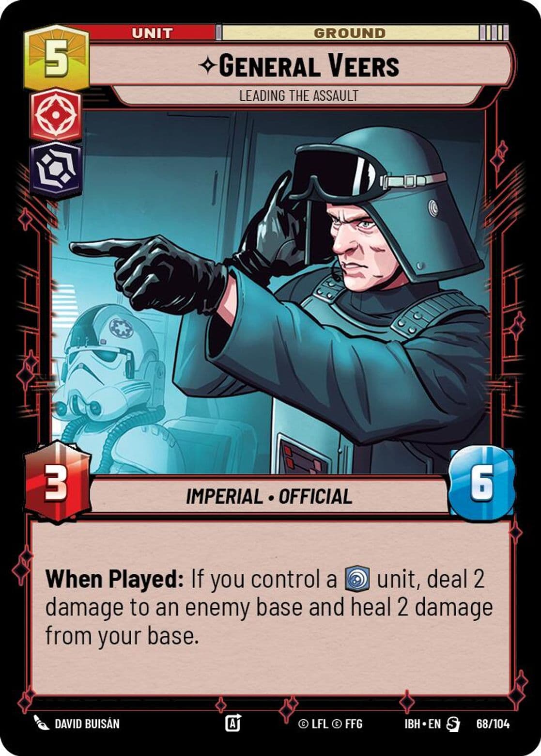 General Veers, Leading the Assault, Standard