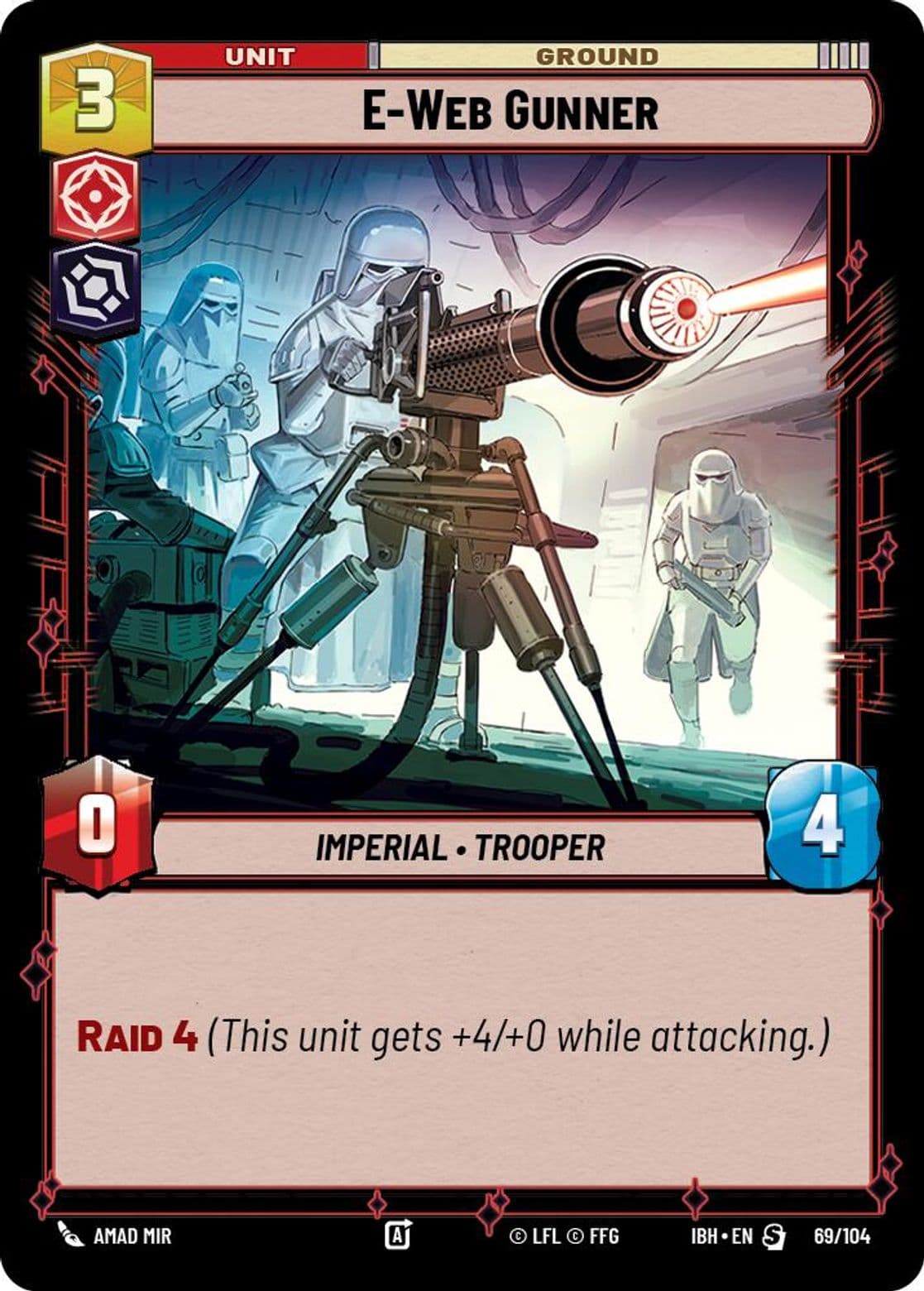 E-Web Gunner, Standard