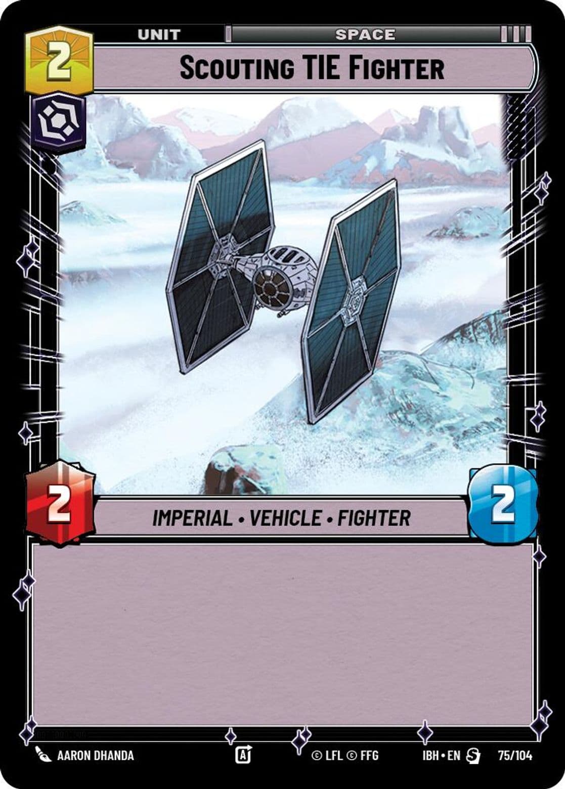 Scouting TIE Fighter, Standard