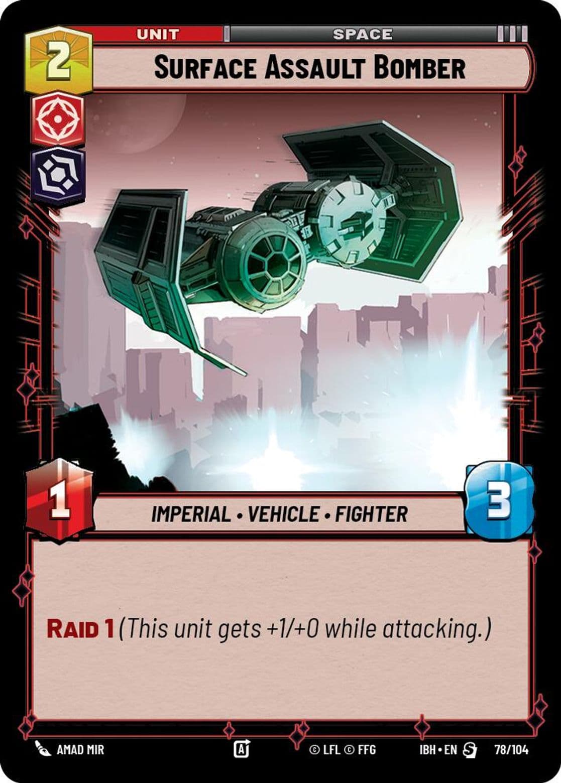 Surface Assault Bomber, Standard
