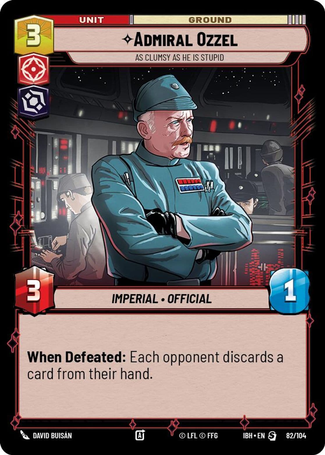 Admiral Ozzel, As Clumsy as He Is Stupid, Standard