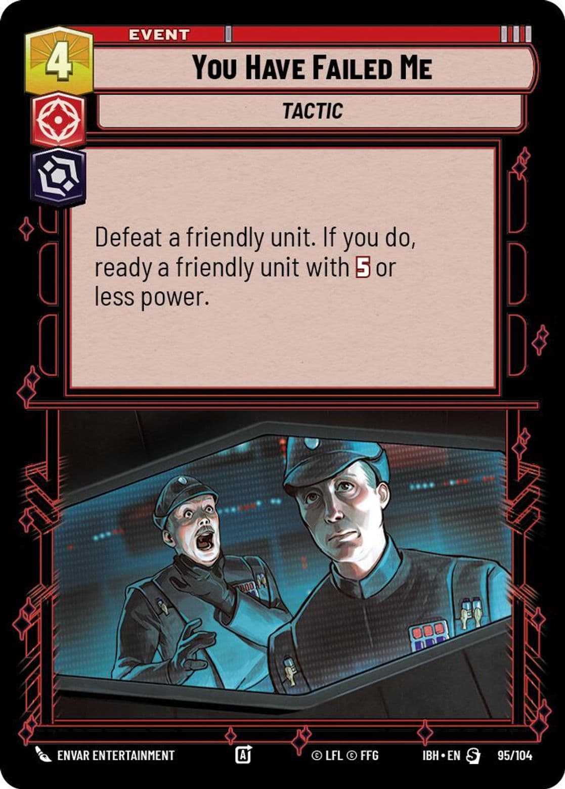 You Have Failed Me, Standard