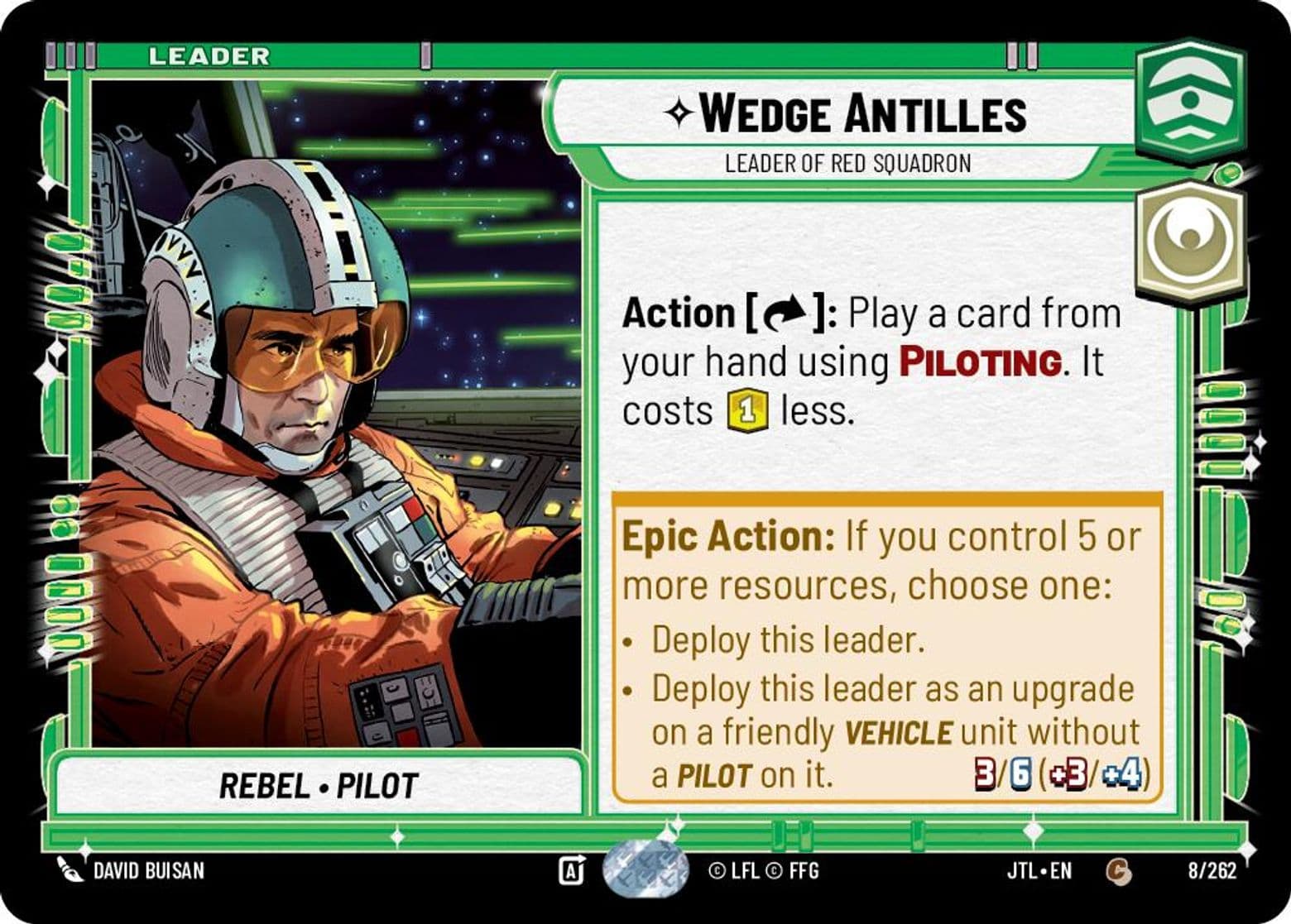 Wedge Antilles, Leader of Red Squadron (Standard)