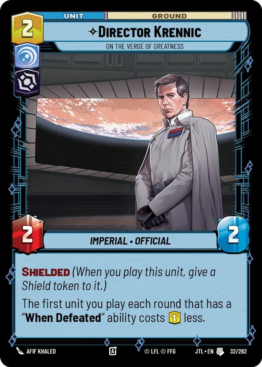Director Krennic, On the Verge Of Greatness, Standard