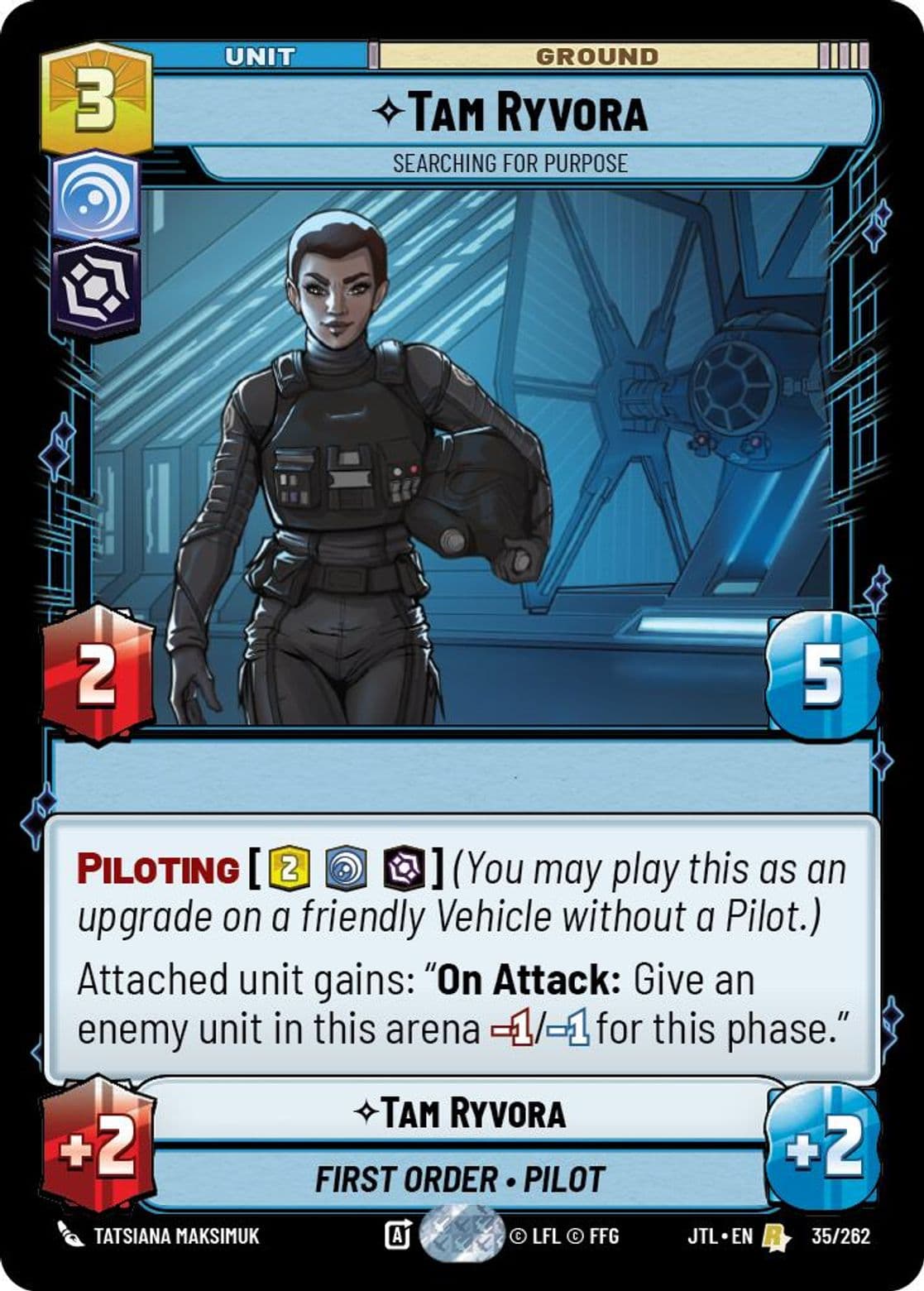 Tam Ryvora, Standard